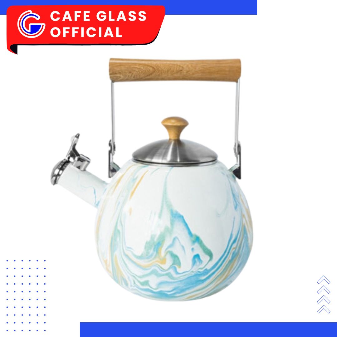 EMERALD TEA KETTLE 1.7L MARBLE